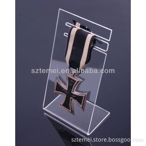 clear acrylic medal stands
